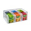 Caja de té Mepal rectangular-transparente