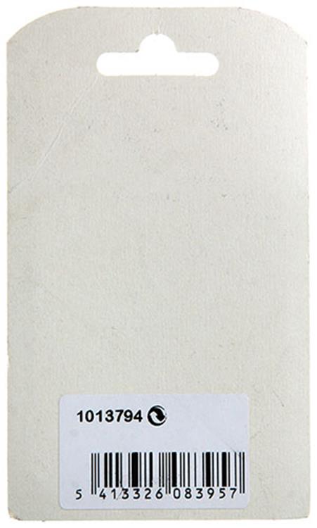 Mack 1013794 - 4 cuadrados plisados ​​pintados de blanco 40x40mm | 10 piezas