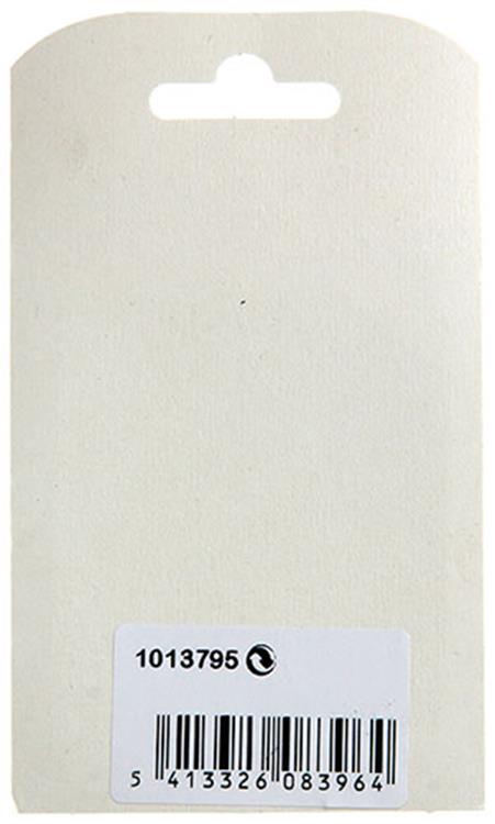 Mack 1013795 - 4 cuadrados plisados ​​pintados de blanco 60x60mm | 10 piezas