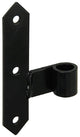 1013720 - Bisagra Dec. izquierda negra 150 mm | 10 piezas