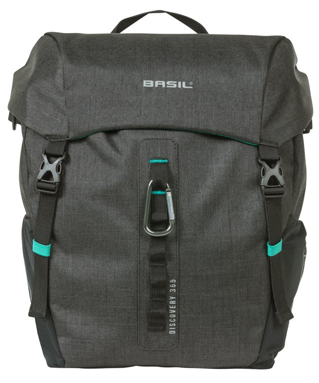 Basil bolso individual descubrimiento 365d m mik 9l 12 x 25 x 33 cm - negro