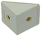 Mack 1013641 - 4 conectores de esquina estrechos blancos | 5 piezas