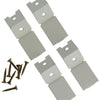 Mack 1013641 - 4 conectores de esquina estrechos blancos | 5 piezas