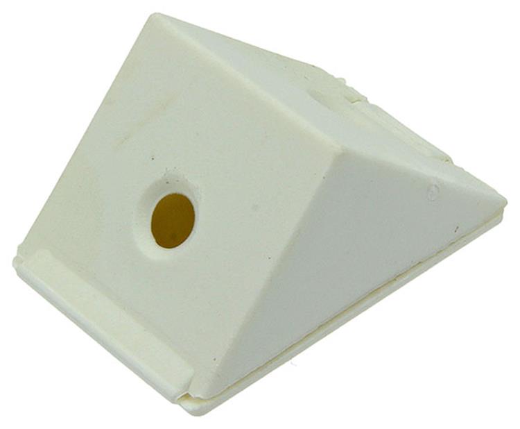 Mack 1013641 - 4 conectores de esquina estrechos blancos | 5 piezas