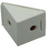 Mack 1013641 - 4 conectores de esquina estrechos blancos | 5 piezas