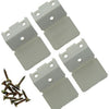 Mack 1013642 - 4 conectores de esquina anchos blancos | 5 piezas