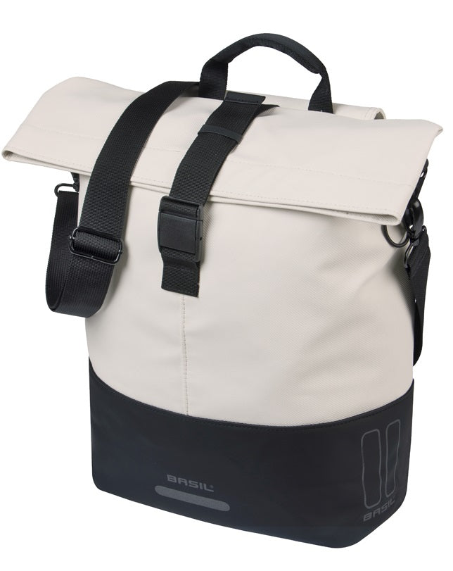 Basil cove shopper mik 14-16l 14 x 29 x 36 cm - zwart wit