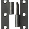 Mack 1013706 - 2 bisagras españolas derechas acero inoxidable h 80 - w 45 mm | 5 piezas