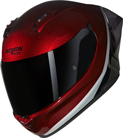Casco integrale Nolan n60-6 sport verniciatura special 349 visceral rosso nero grigio lucido - taglia s - casco