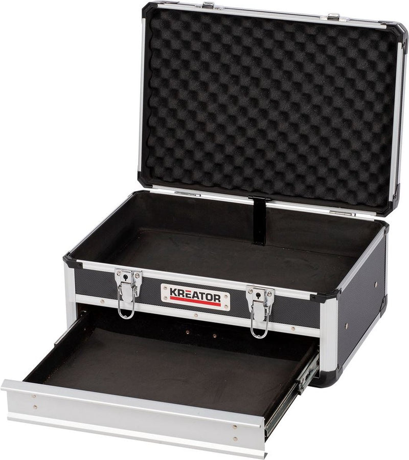 Maletín de herramientas Kreator krt640601b - 430 x 300 x 205 mm - negro - (se entrega sin herramientas)