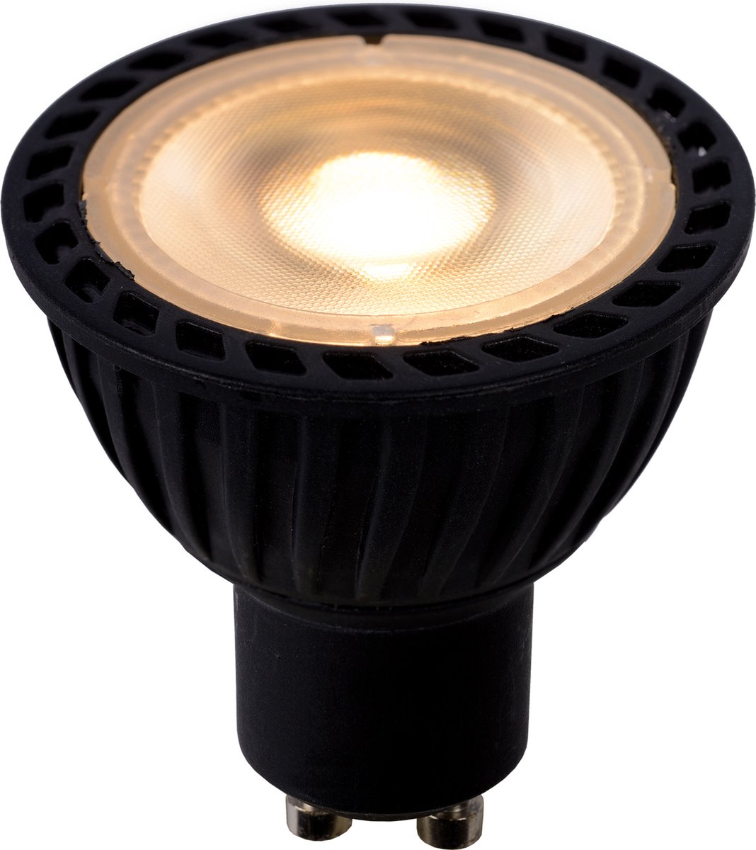 Lucide mr16 - lampada led - ø 5 cm - led dimmerabile - gu10 - 1x5w 2200k 3000k - nero