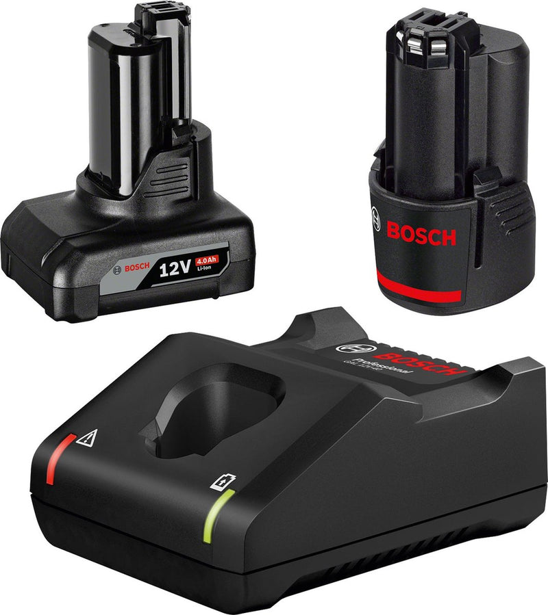 Kit avviamento batteria professionale Bosch 12v 2.0ah + 4.0ah - 1600a01nc9