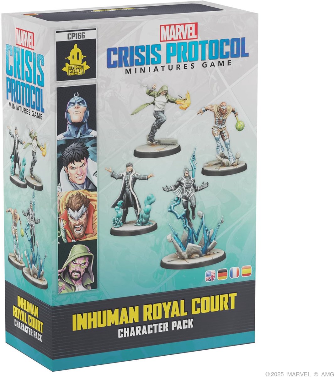 Giochi di massa atomici meraviglia protocollo di crisi: corte reale disumana - miniature - en es fr