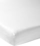 Lenzuolo con angoli Meyco Baby Uni per letto junior - bianco - 70x140 150 cm