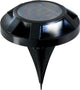 Grundig grondspot - solar - ø 12 cm - 3x led - zwart
