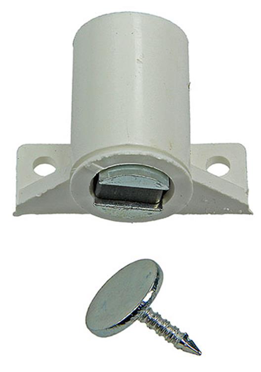 Mack 1013834 - 2 cerraduras magnéticas blancas 3 - 4 kg | 5 piezas