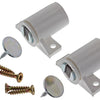 Mack 1013834 - 2 cerraduras magnéticas blancas 3 - 4 kg | 5 piezas