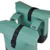 Basil dubbele fietstas cove 28-32l 14 x 29 x 36 cm - groen zwart