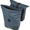 Basil dubbele fietstas cove 28-32l 14 x 29 x 36 cm - blauw zwart