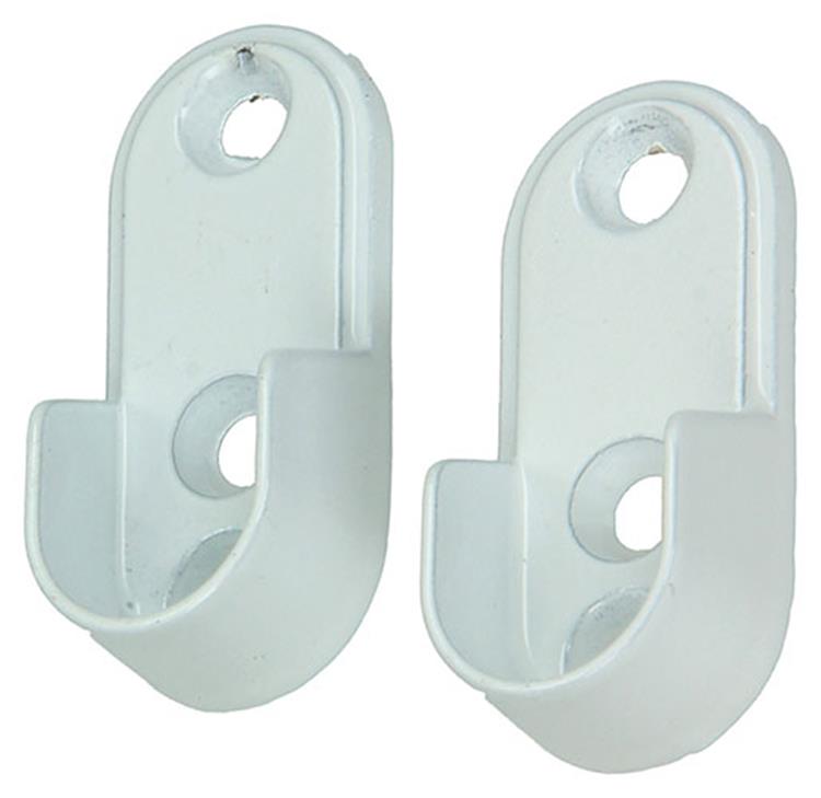 Mack 1014453 - 2 soportes para armario blanco | 5 piezas