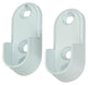 Mack 1014453 - 2 soportes para armario blanco | 5 piezas