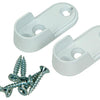 Mack 1014453 - 2 soportes para armario blanco | 5 piezas
