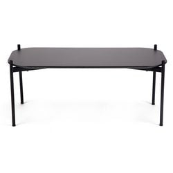 Mesa de recepción Paperflow con MDF lacado en negro