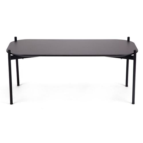 Mesa de recepción Paperflow con MDF lacado en negro
