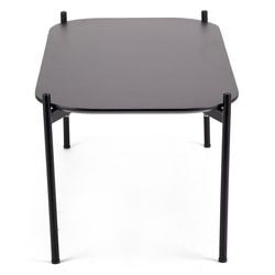 Mesa de recepción Paperflow con MDF lacado en negro