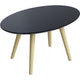 Tavolo reception paperflow scandi in mdf laccato nero