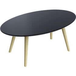 Mesa de recepción paperflow scandi mdf lacado negro