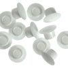 Mack 1014489 - 12 tapas blancas ø 6 mm | 5 piezas