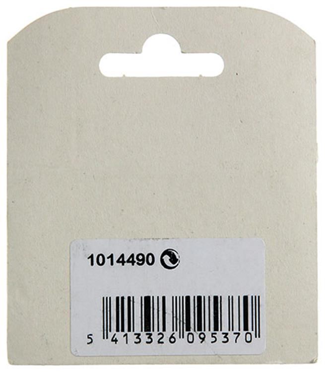 Mack 1014490 - 12 soportes para estantes transparentes ø 5 mm | 5 piezas