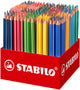 Stabilo trio Thick - Matite colorate triangolari con nucleo extra spesso - Confezione scuola da 300 pezzi