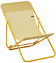 Lafuma maxi transat - silla de playa - ajustable - plegable - colorblock - batyline - miel