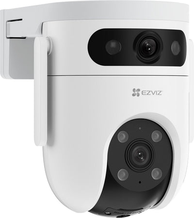 Telecamera di sicurezza da esterno Ezviz h9c doppia lente 3k+3k - inclinazione panoramica 360° - modalità pattuglia, visione notturna rilevamento presenza persona - audio bidirezionale - nessun costo mensile
