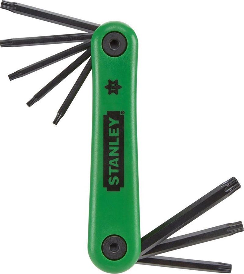 Set di chiavi a L Stanley 8 pezzi T9-T40