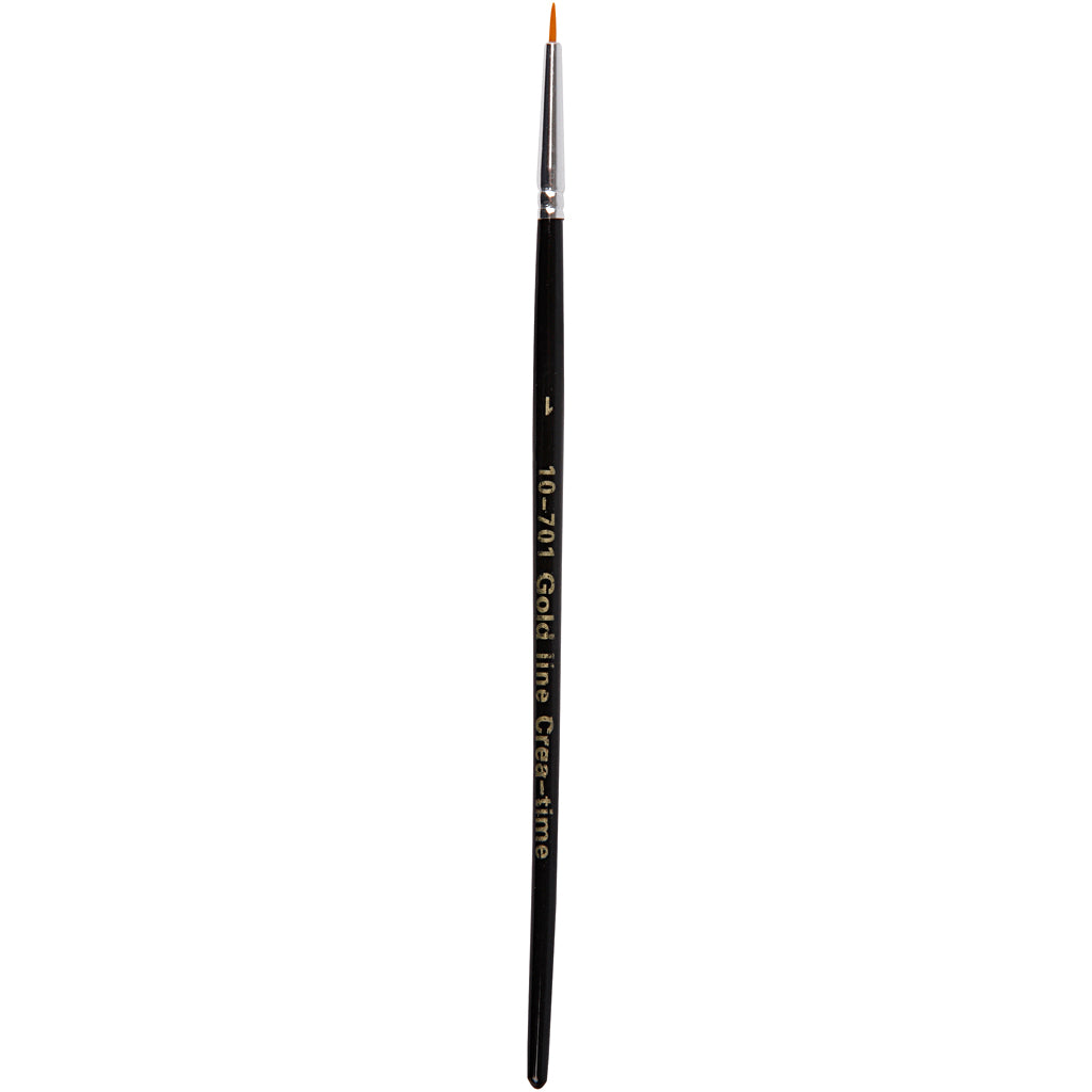 Pennelli linea oro Creativ Company, misura 0, l: 17 cm, l: 1 mm, rotondi, 12 pezzi 1 scatola