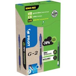 Rollerball de gel piloto 0,32 mm pack de 24 unidades azul