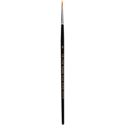 Pennelli Creative Company Gold Line, misura 2, l: 17 cm, l: 2 mm, rotondi, 12 pezzi 1 scatola