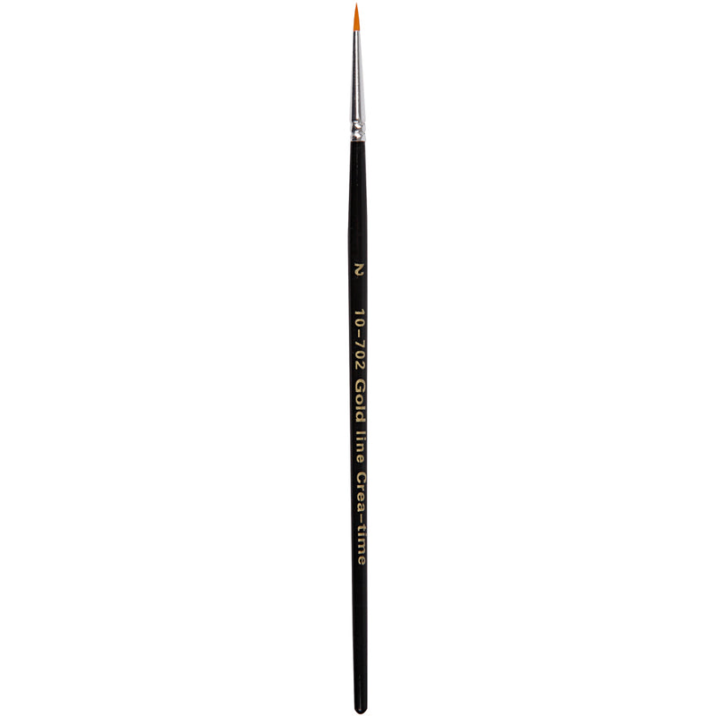 Pennelli Creative Company Gold Line, misura 2, l: 17 cm, l: 2 mm, rotondi, 12 pezzi 1 scatola