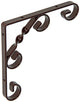 1014752 - Suela cónica torneada rústica marrón 150x150x13mm | 12 piezas