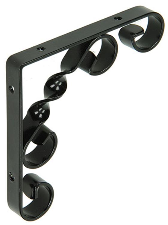 1014755 - Suela cónica torneada rústica negra 115x115x13mm | 12 piezas