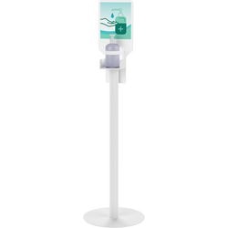 Columna de desinfección Paperflow acero, poliestireno blanco