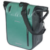 Basil bolsa para bicicleta individual rivo m tarpaulin mik 12-15l 14 x 25 x 38 cm - verde negro