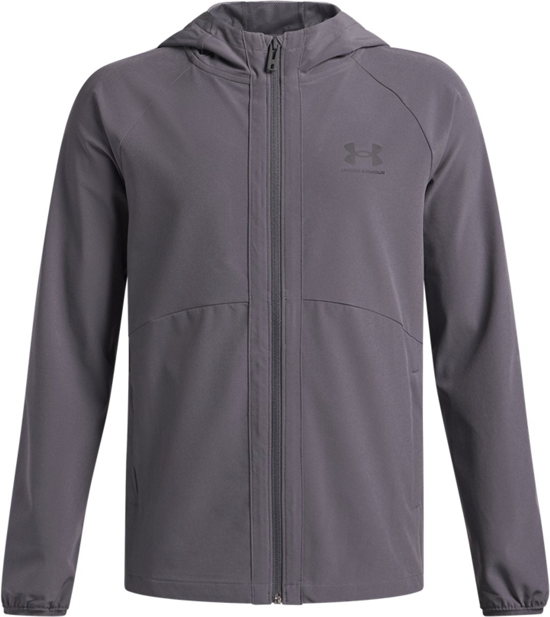 Giacca sportiva da ragazzo Under Armour Ua Vibe in tessuto grigio - Castlerock - nera