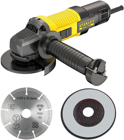 Amoladora angular stanley fatmax 850w 125mm en estuche fmeg220k-qs