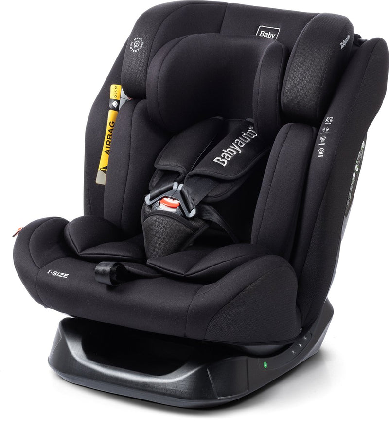 Seggiolino auto lolo per bambini | èdimensione | 40-150 cm| 0-12 anni 0-36kg | gruppo 1 2 3 | seggiolino auto nero