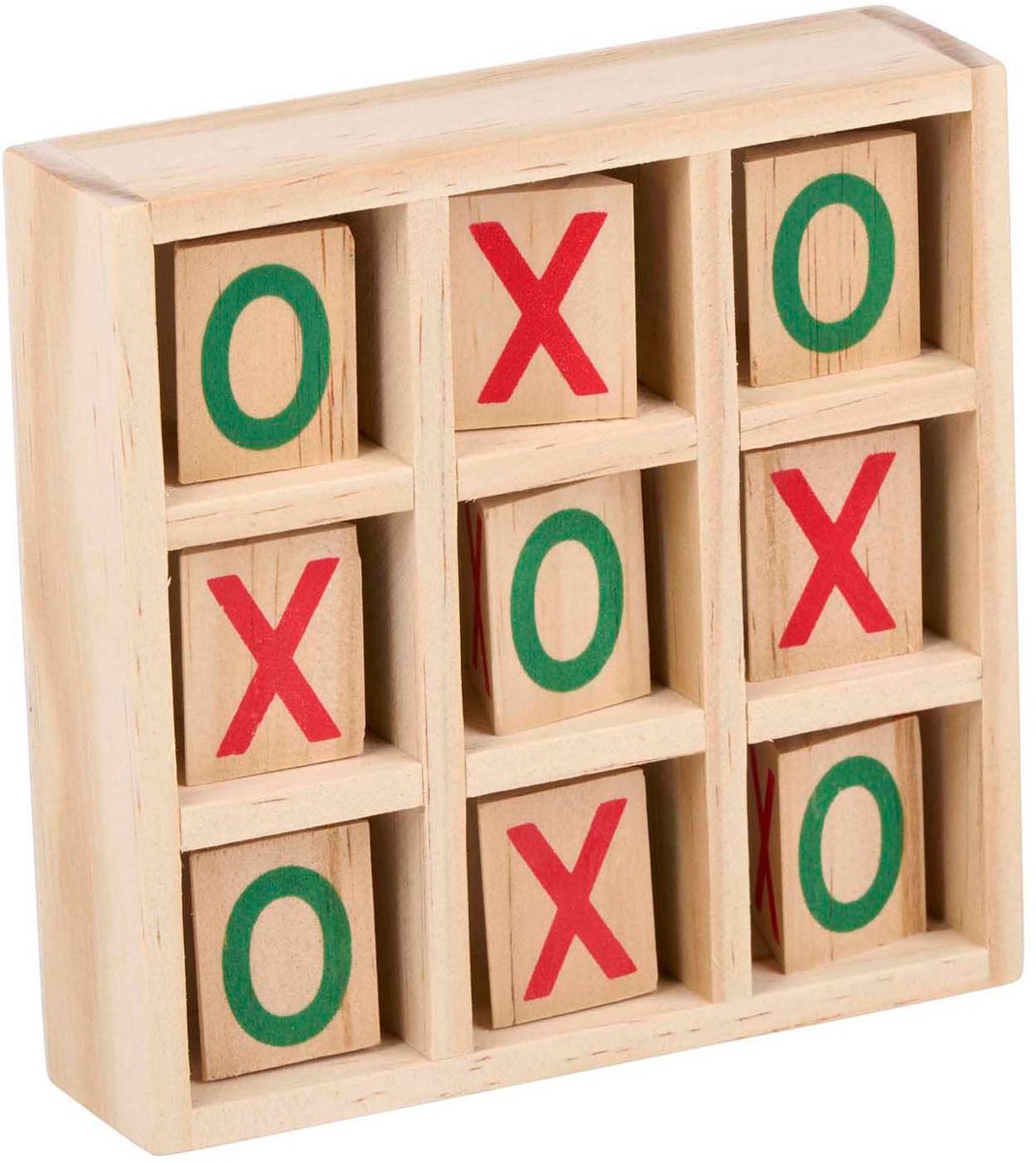 Gioco del tris in legno