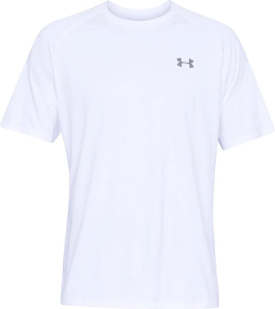 Under armour ua tech 2.0 ss tee-wht heren sportshirt - wit - overcast grijs